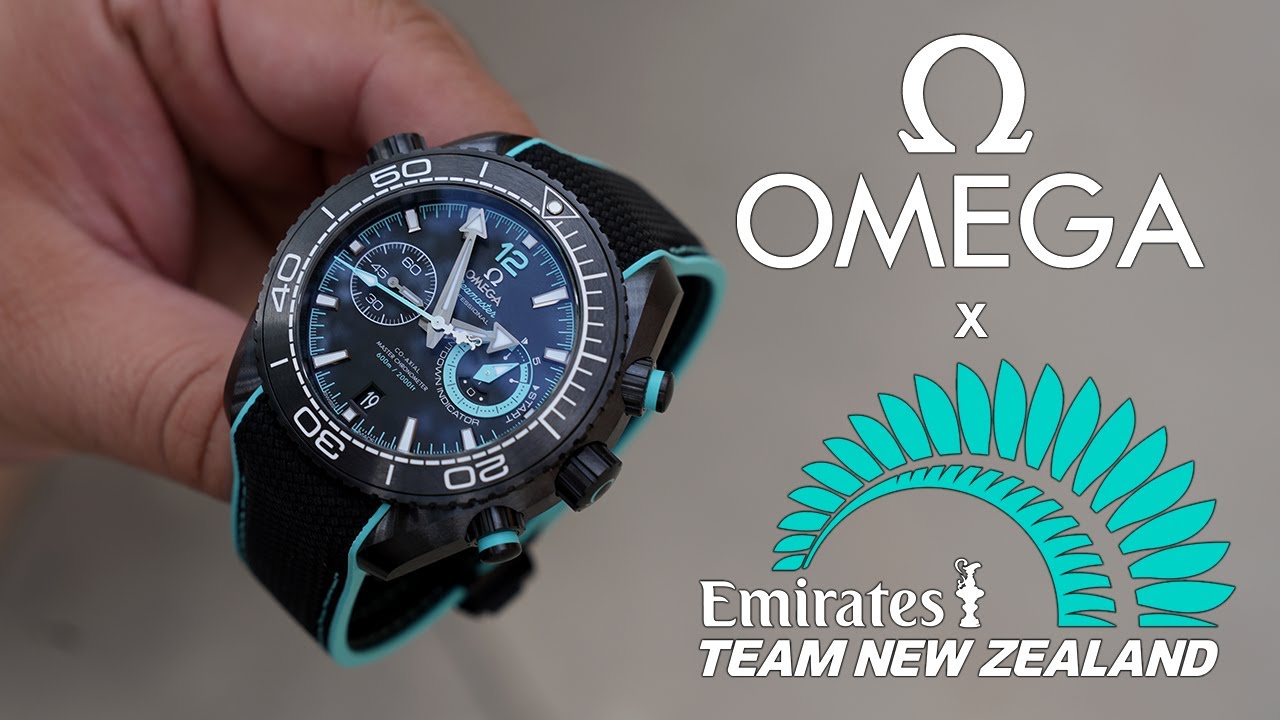 Omega Seamaster Planet Ocean Chrono Deep Black 'ETNZ'