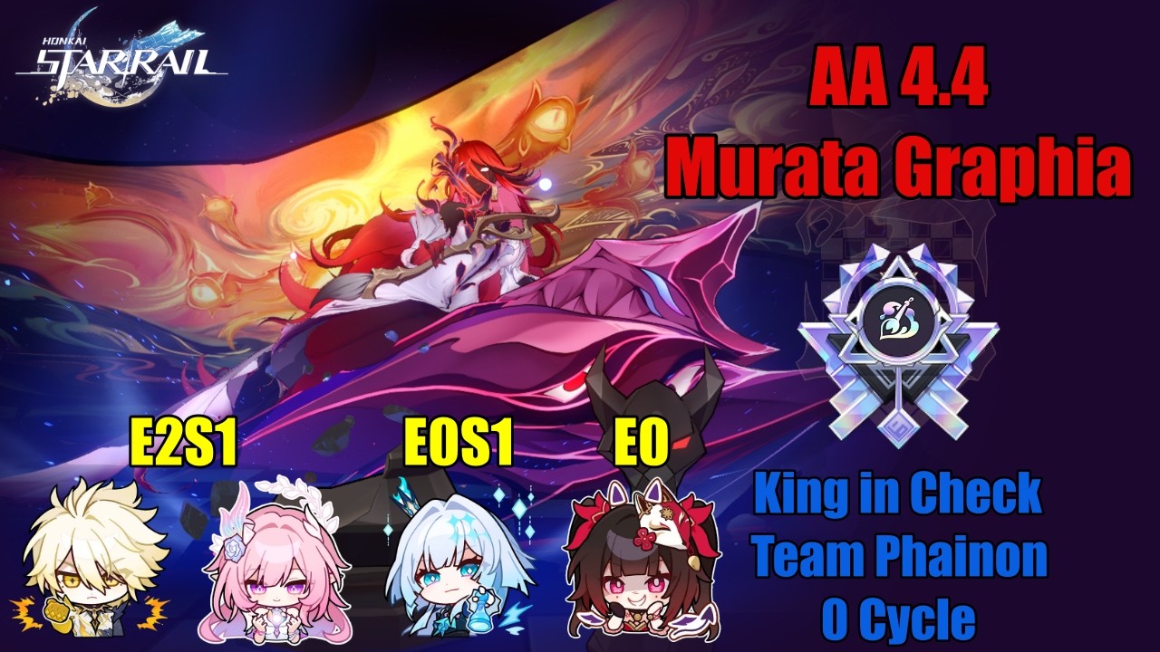 Anomaly Arbitration 4.4 King in Check Team Phainon 0 Cycle | Honkai: Star Rail