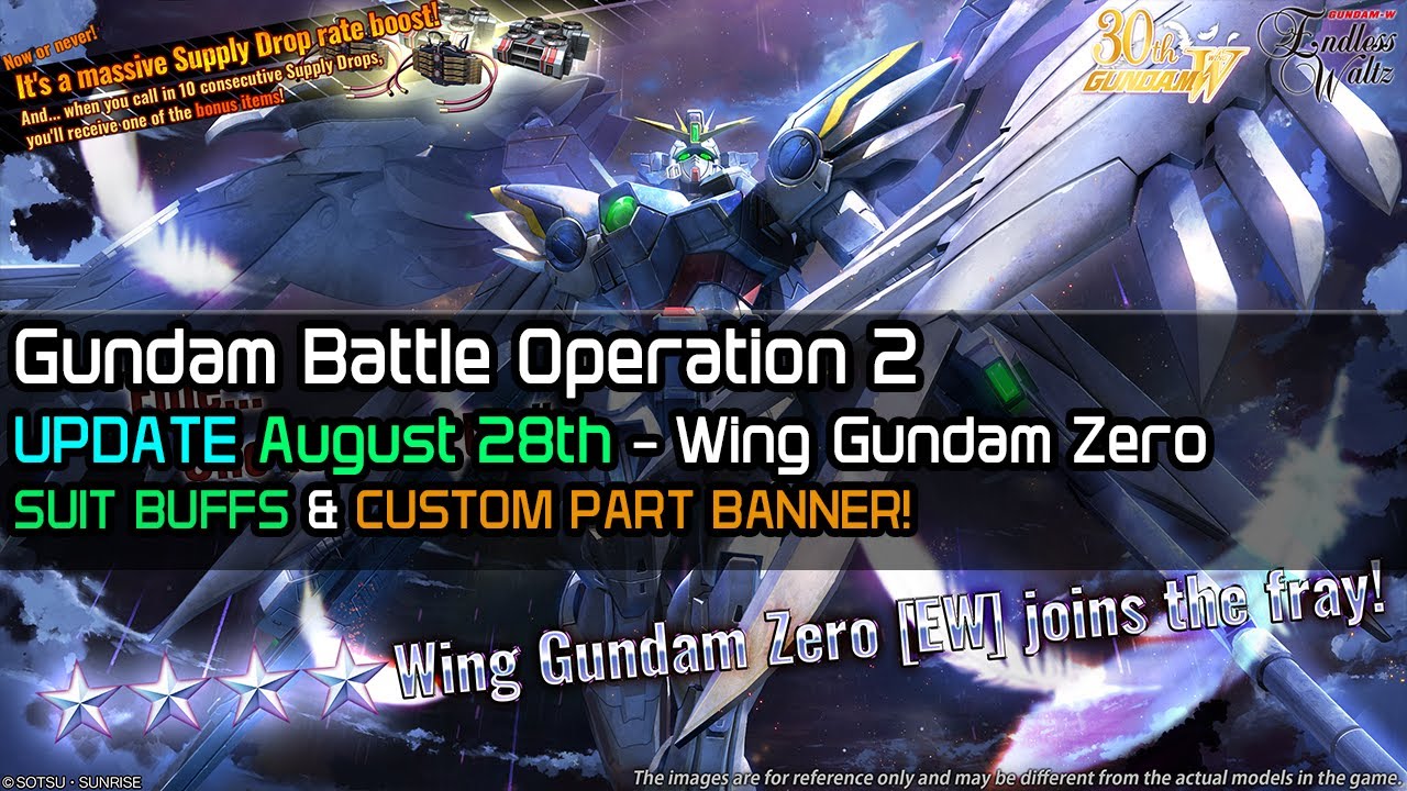 Gundam Battle Operation 2 UPDATE 8/28 - Wing Gundam Zero [EW] !!!!