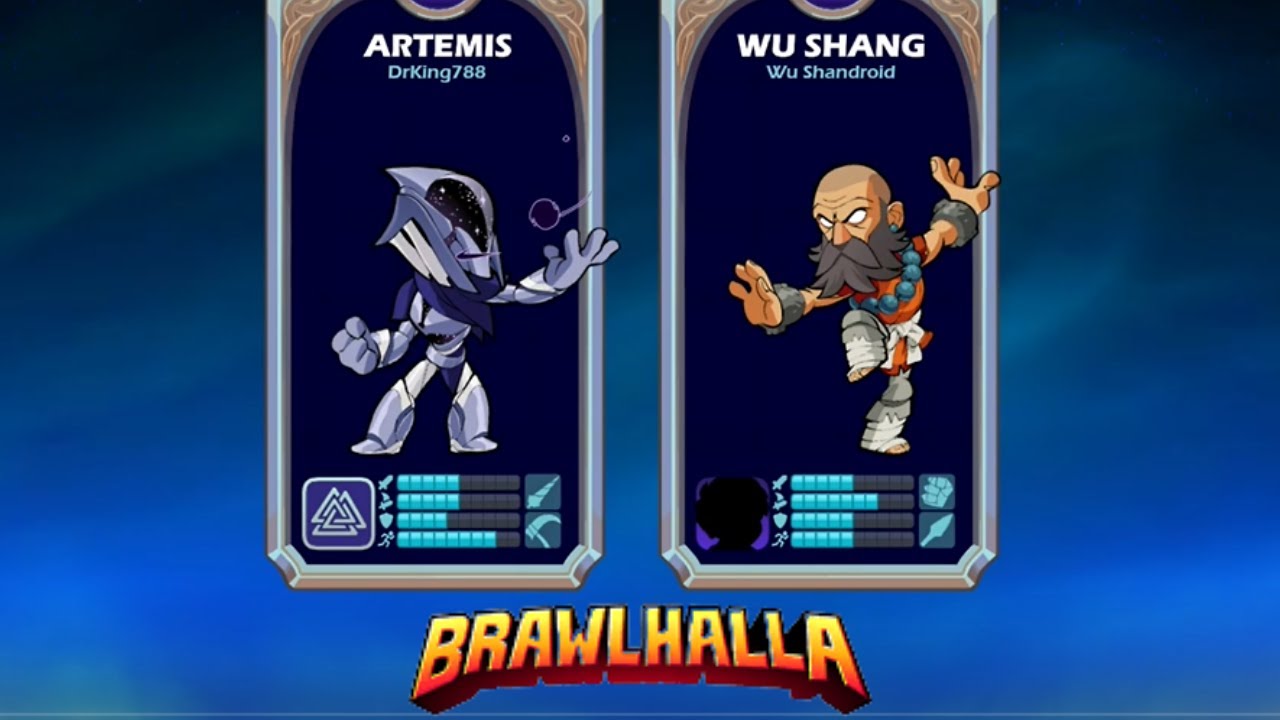 Brawlhalla - Artemis vs Wu Shang (#1)
