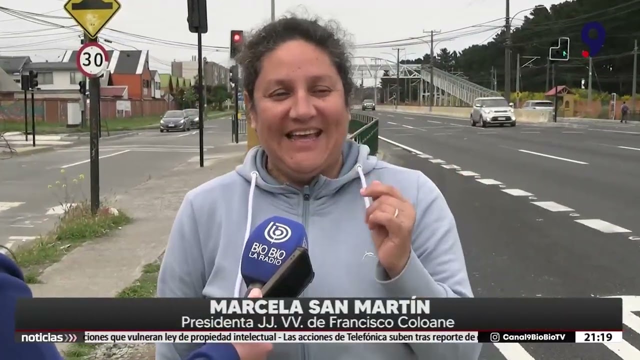 Ins&oacute;lito instalan paradero junto a una reja en San Pedro de la Paz