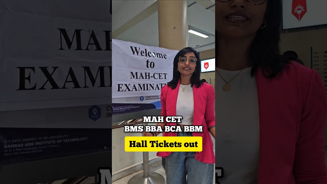 MAH CET BMS BBA BCA BBM HALL TICKETS OUT | CHECK NOW #mediamentor