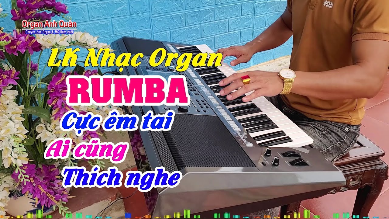 Liên Khúc Nhạc Organ Không Lời  - Nhạc Trữ Tình Rumba Nghe Cực Êm Tai - Organ Anh Quân