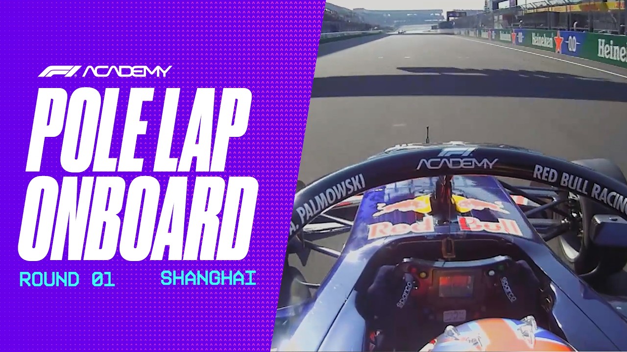 Onboard for Alisha Palmowski's Maiden Pole Lap | Shanghai 2026 | F1 ACADEMY
