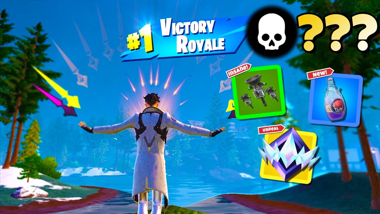 High Elimination Unreal Ranked Solo Win Gameplay (Fortnite Chapter 5 Zero Builds)