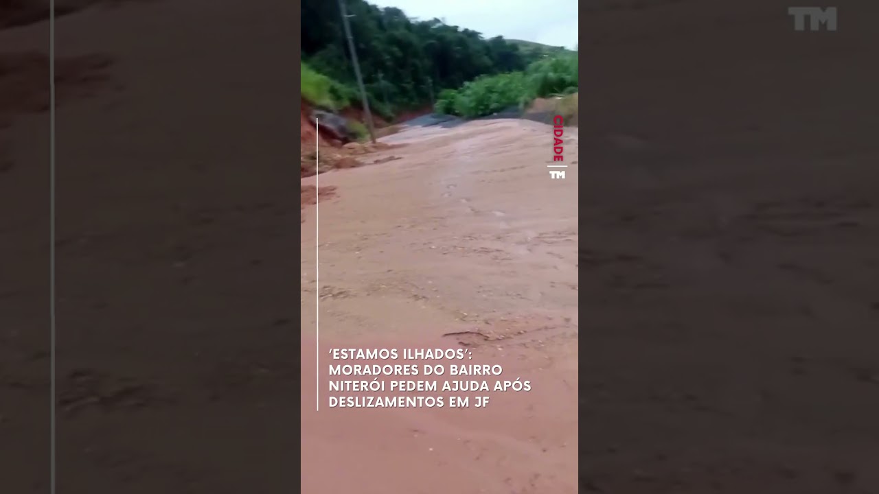&lsquo;Estamos ilhados&rsquo;: moradores do Bairro Niter&oacute;i pedem ajuda ap&oacute;s deslizamentos em Juiz de Fora