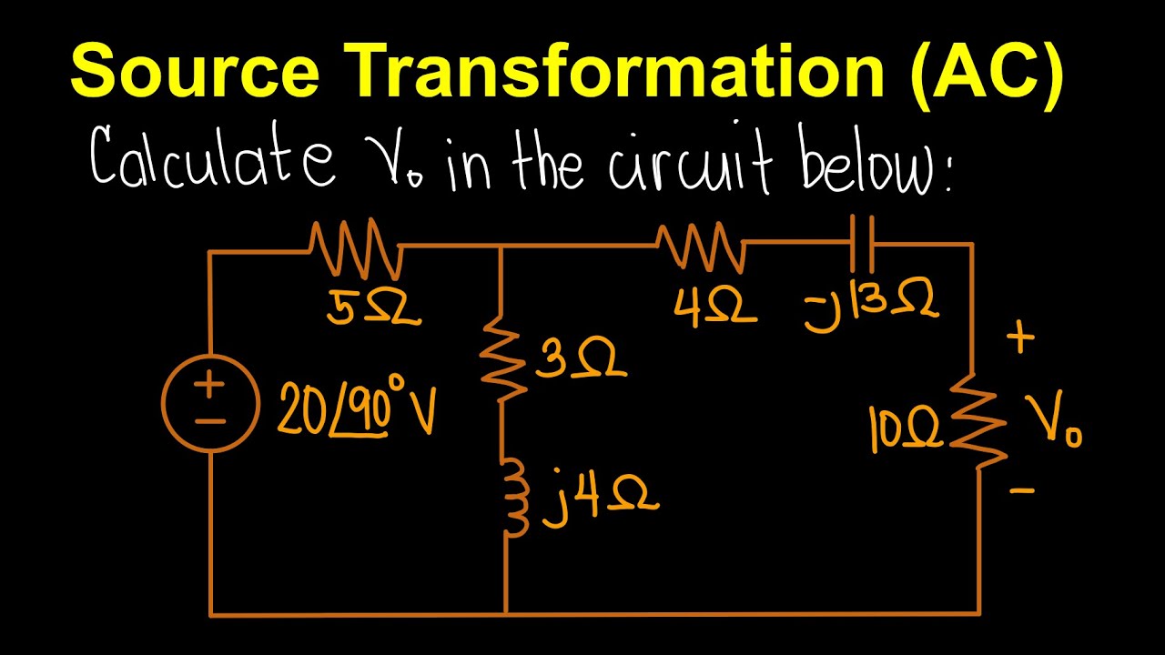 Source Transformation for AC Circuits EP.65 (Tagalog Electronics)