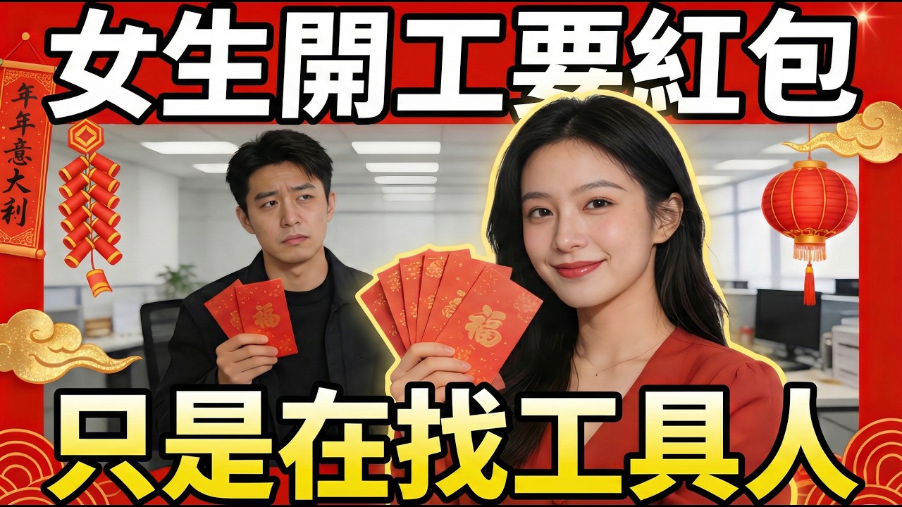 女生開工要「紅包 💸」只是在找《 工具人 🤡 》！！