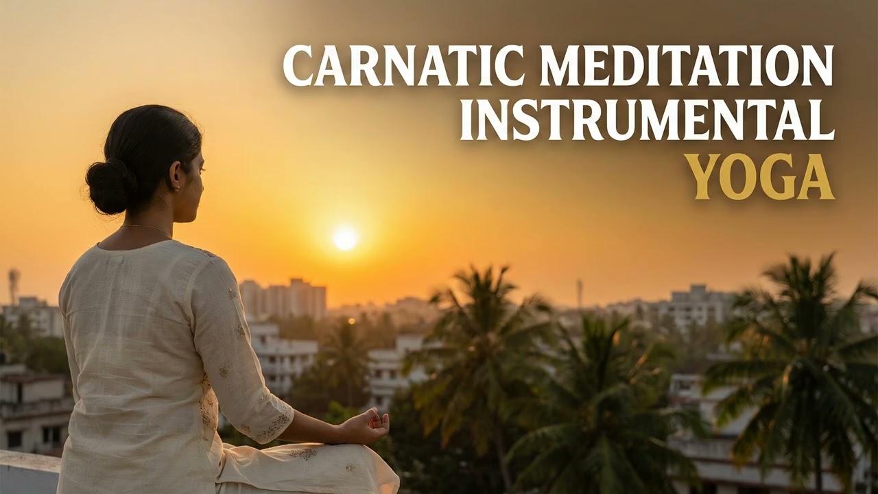 Carnatic Meditation Instrumental For for Yoga, Focus & Deep Sleep | 1 Hour Deep Calm Music