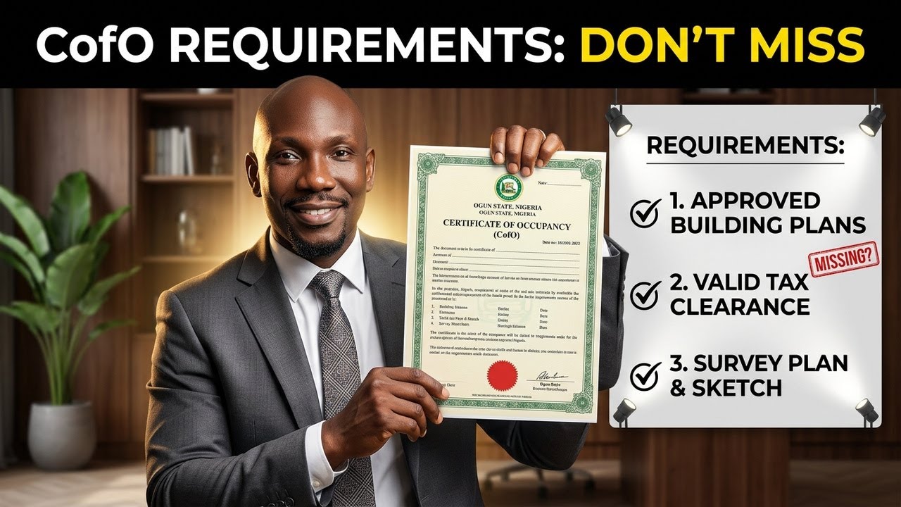 HOW TO GET CERTIFICATE OF OCCUPANCY (CofO) VERY EASY IN OGUN STATE, NIGERIA.