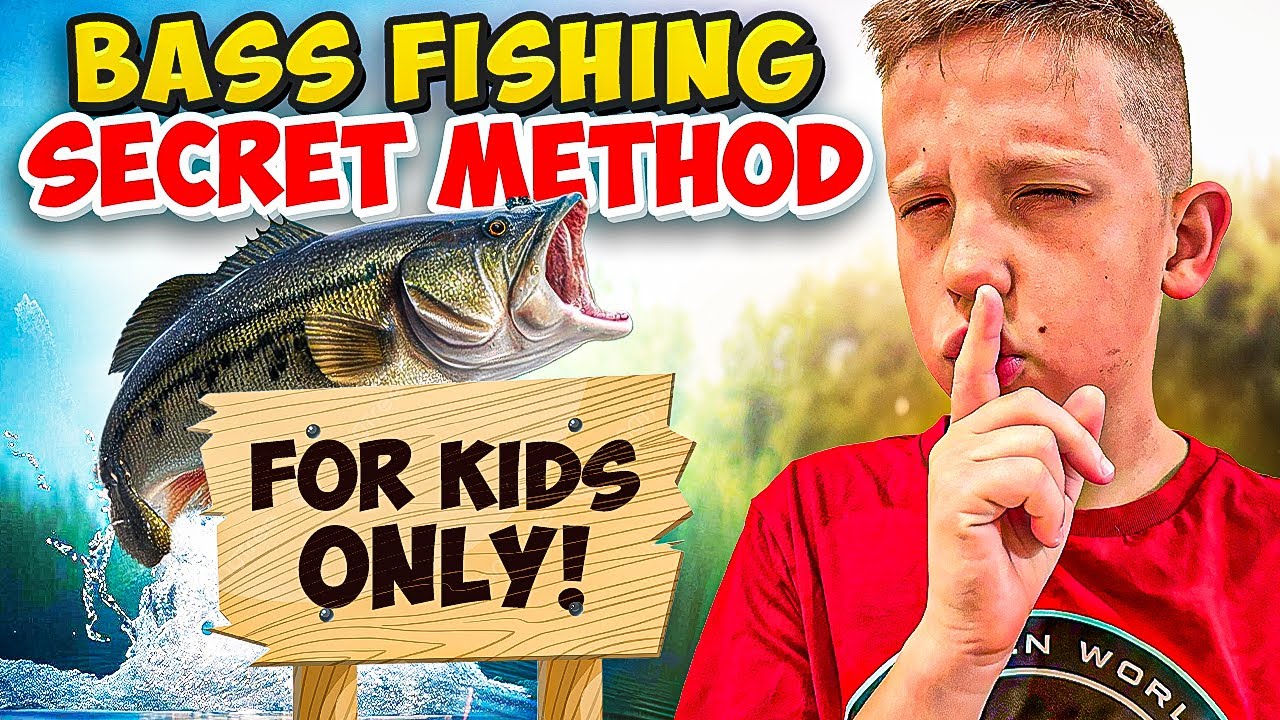 How to catch BASS? Guaranteed! Kids fishing tips! 🎣🐟