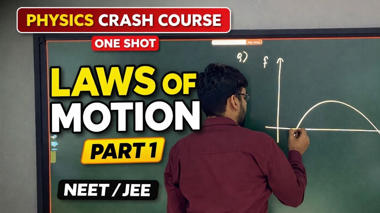 Crash course:Laws of motion part 1 || basics