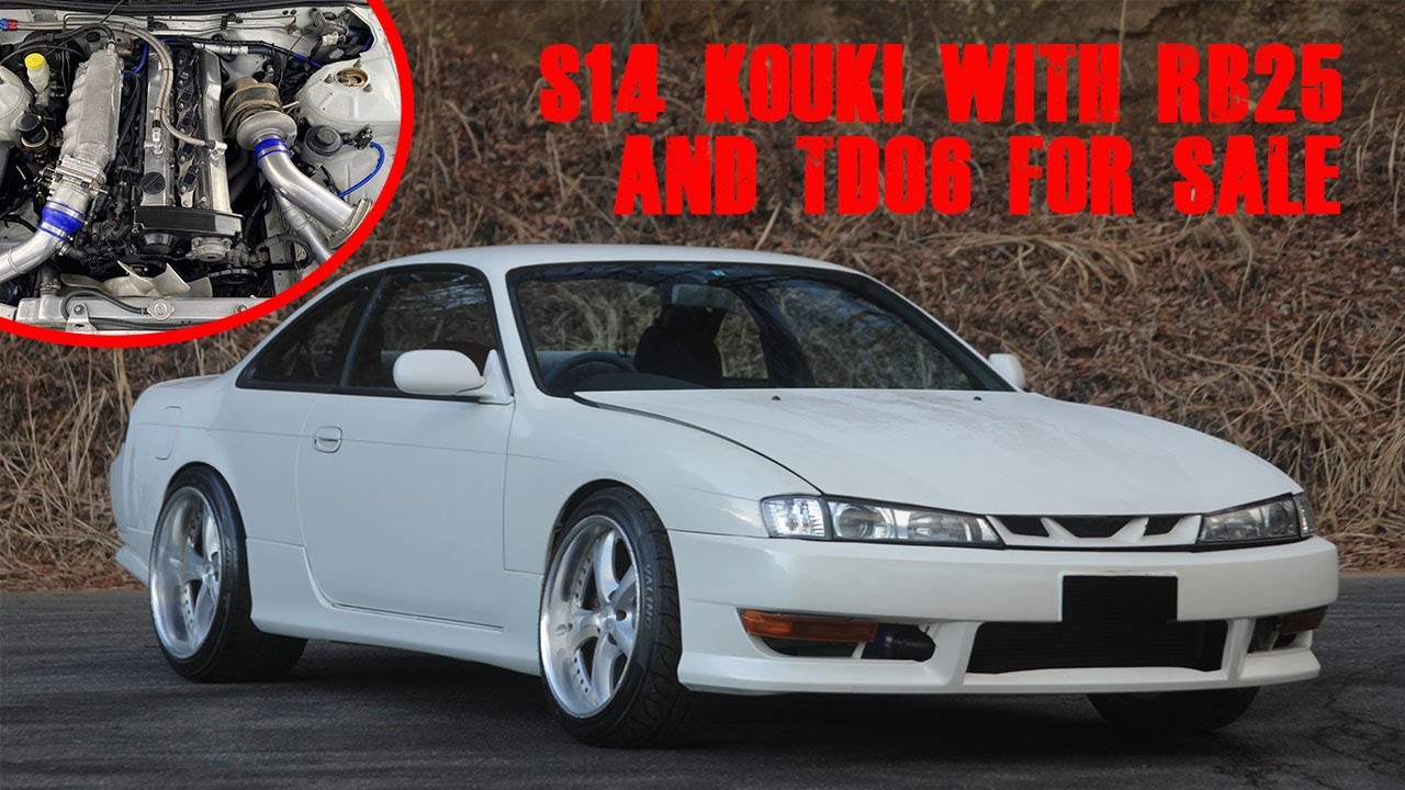 RB25 S14 with TD06 & Link ECU available from Powervehicles Ebisu, Japan