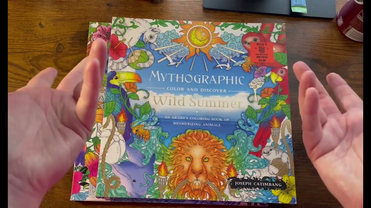 2 Mythographic channel project books/color alongs/buddy colors #ayearofmythographic26 