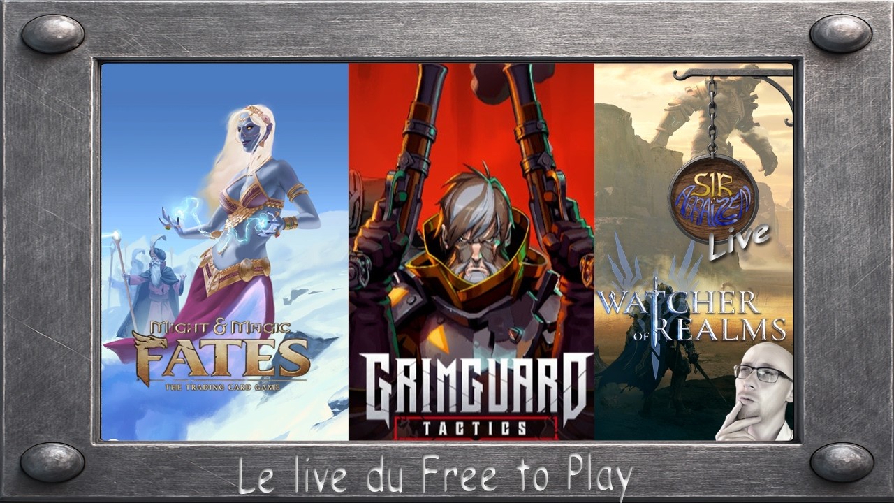 LIVE  F2P: Might and Magic FATE/watcher of realms/Grimguard tactic