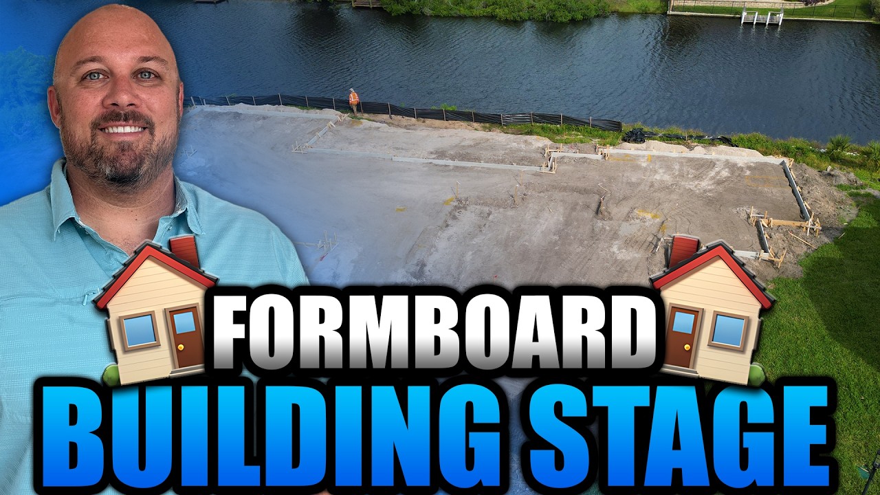 New Construction House Build in North Port Florida | Form Board Stage
