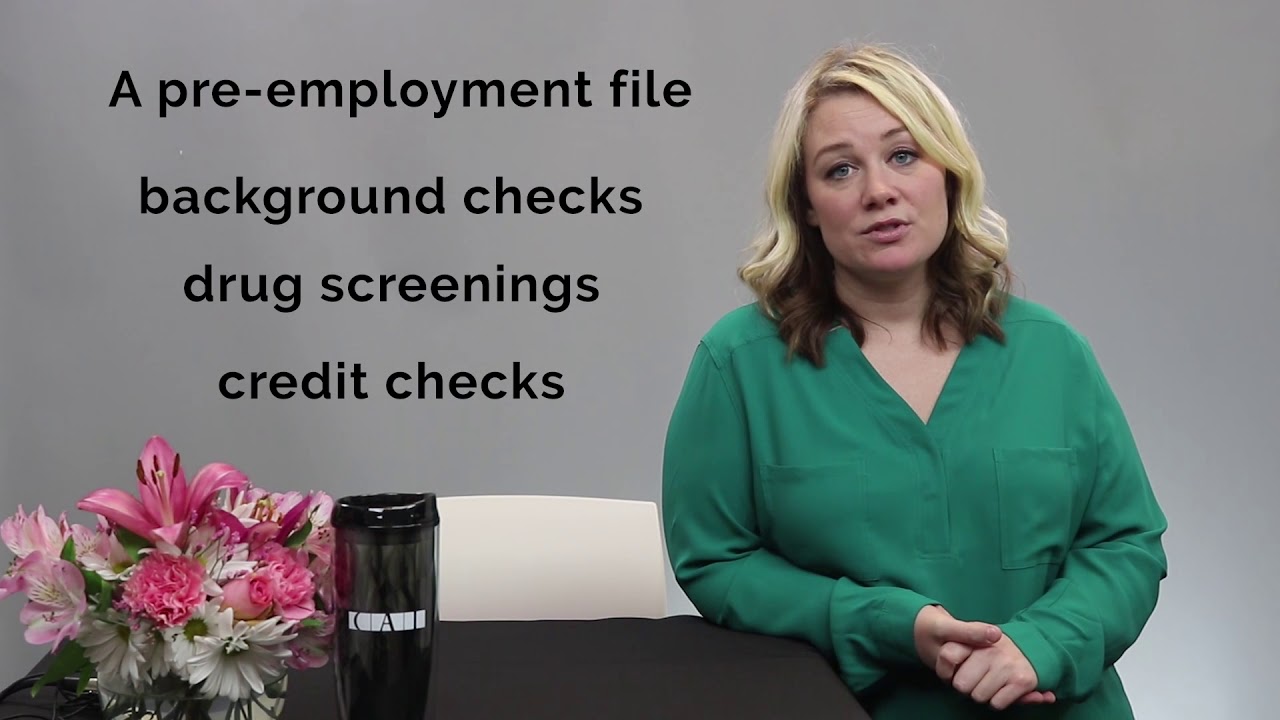 An Easy Way to Organize Personnel Files