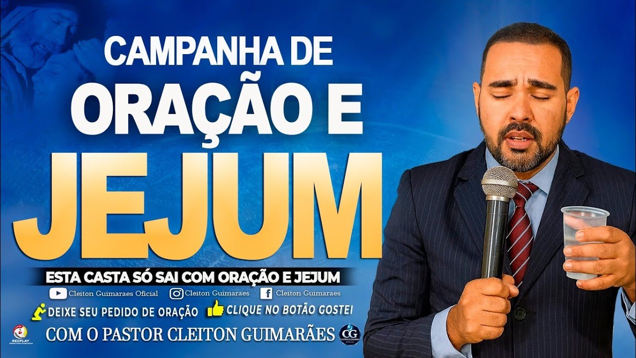 ((🔴)) 04º ORAÇÃO E JEJUM | ESTA CASTA SÓ SAI COM ORAÇÃO|GUERRA ESPIRITUAL FORTE 🔥 COM O PR. CLEITON.