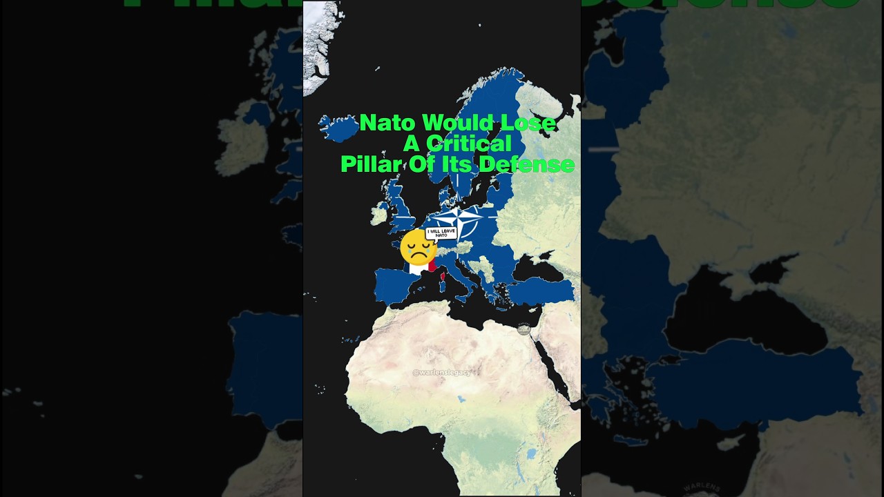 Why Did Washington Fear France Leaving NATO? #geography #geopolitics #usa #demography #maps