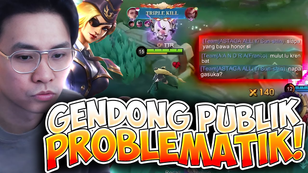 LESLEY PENGGENDONG HANDAL, KITA GENDONG PUBLIK PROBLEMATIK !! - Mobile Legends