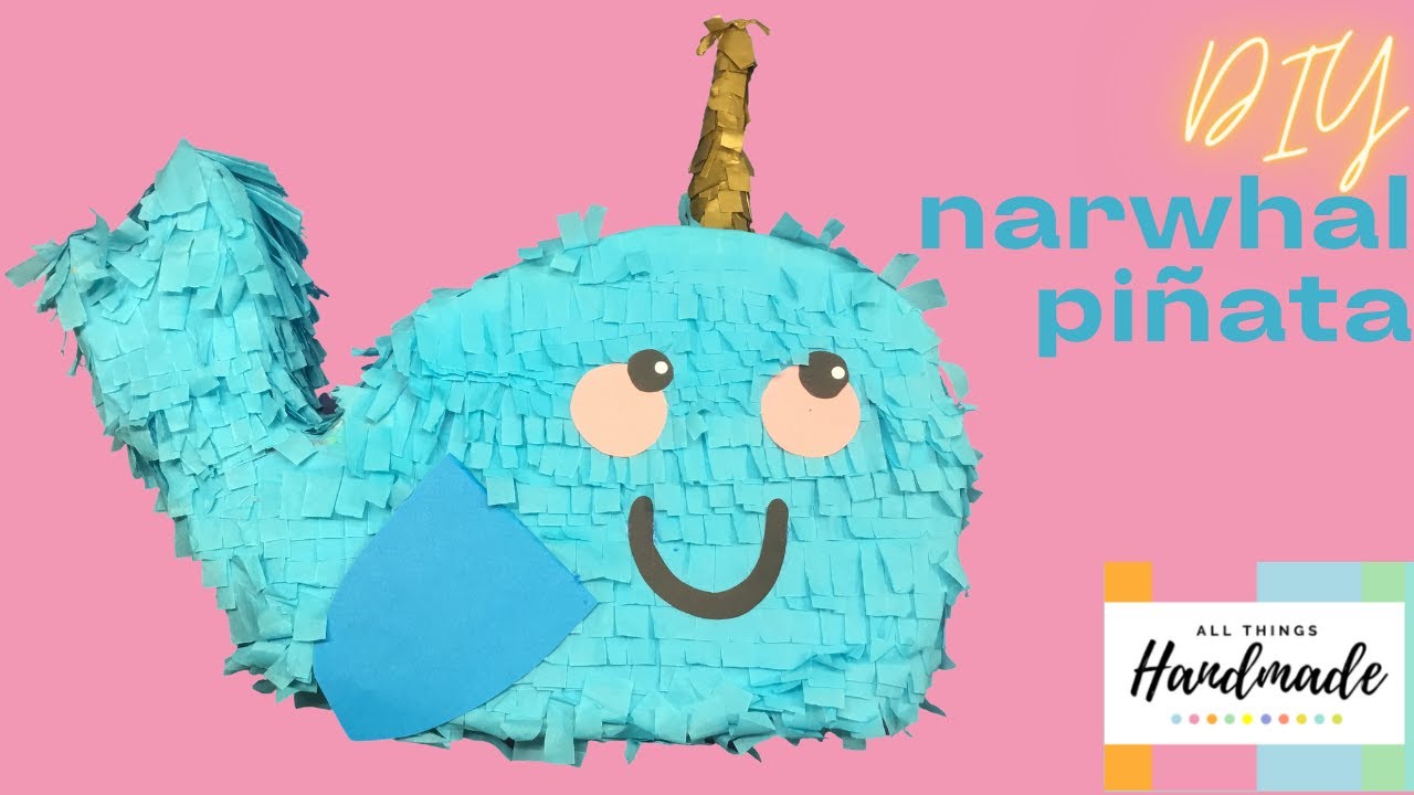 DIY Narwhal Piñata - How to make a pinata