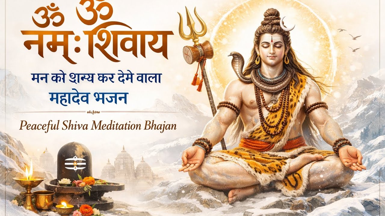 ॐ नमः शिवाय | मन को शून्य कर देने वाला महादेव भजन | Peaceful Shiva Meditation Bhajan