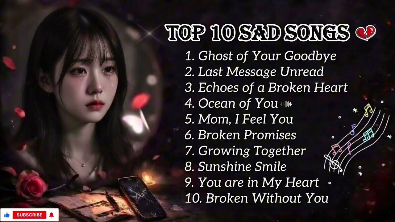 Top 10 sad song _ playlists💔