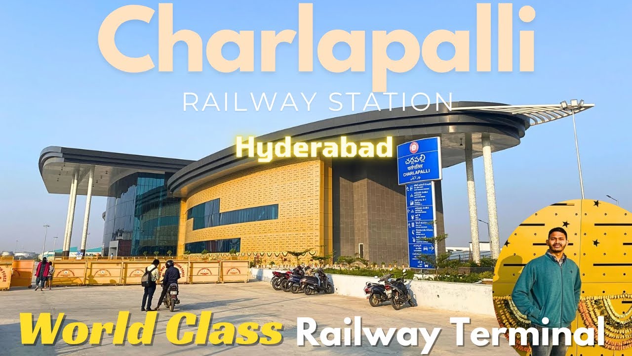 Charlapalli Railway Station Hyderabad | Futuristic Largest Railway Station In Hyderabad