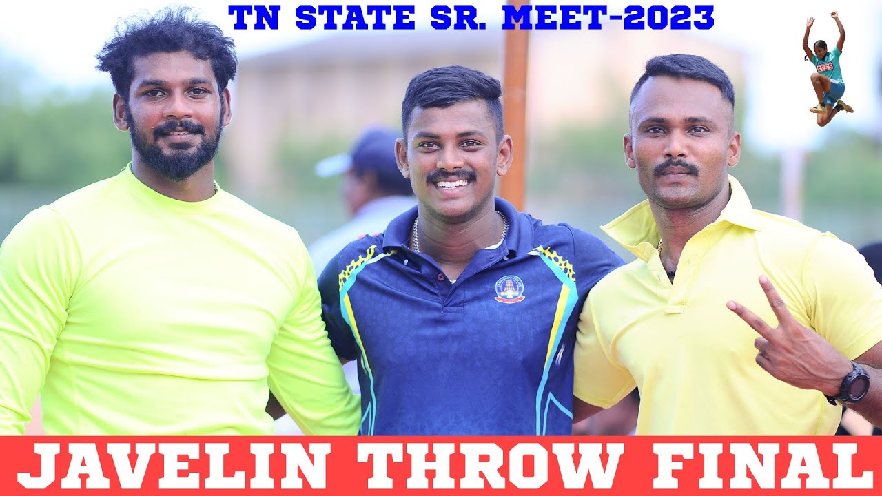 Javelin throw men final || 95th Tamil Nadu State Senior Athletics Championships 2023