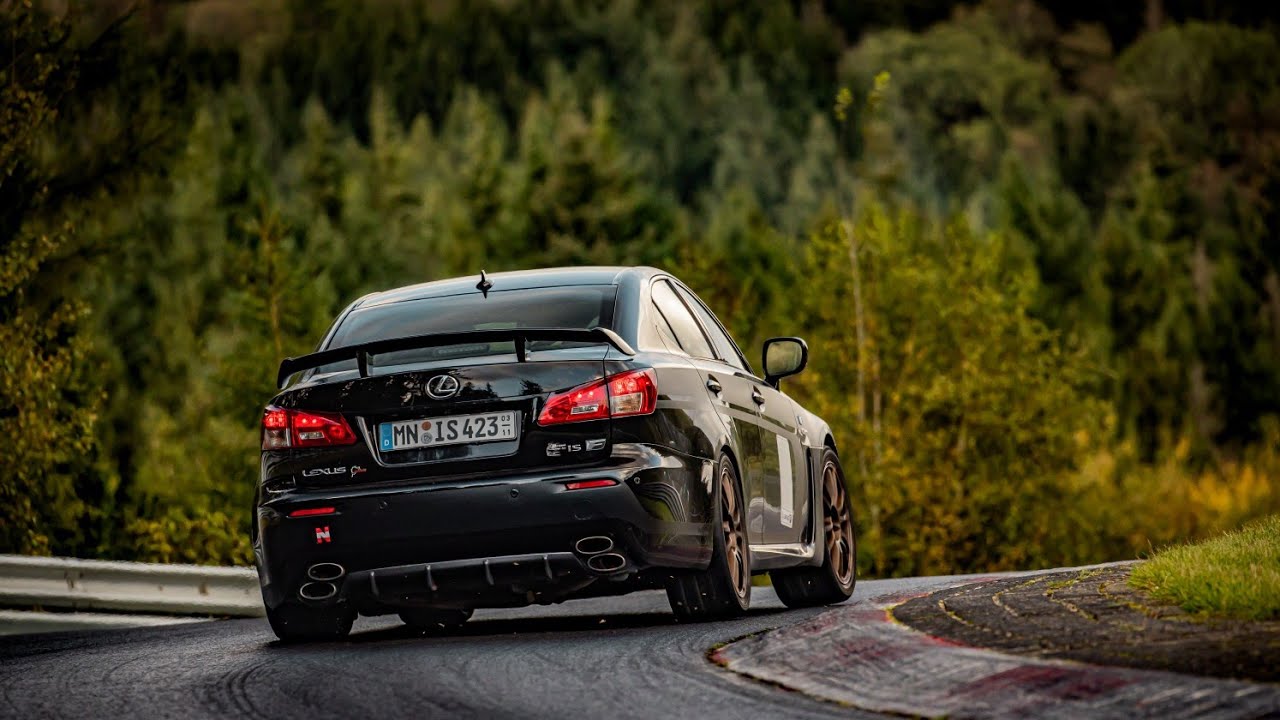 Nürburgring Nordschleife Lexus IS F レクサス IS F   follows Porsche GT3 RS 992 Ring Taxi