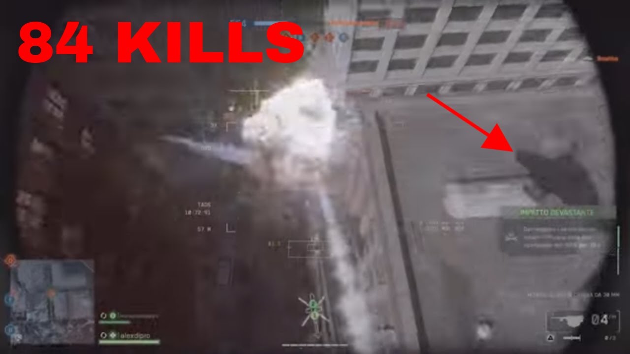 **84 KILLS! 🚁 ATTACK HELI GUNNER GOD MODE on MANHATTAN