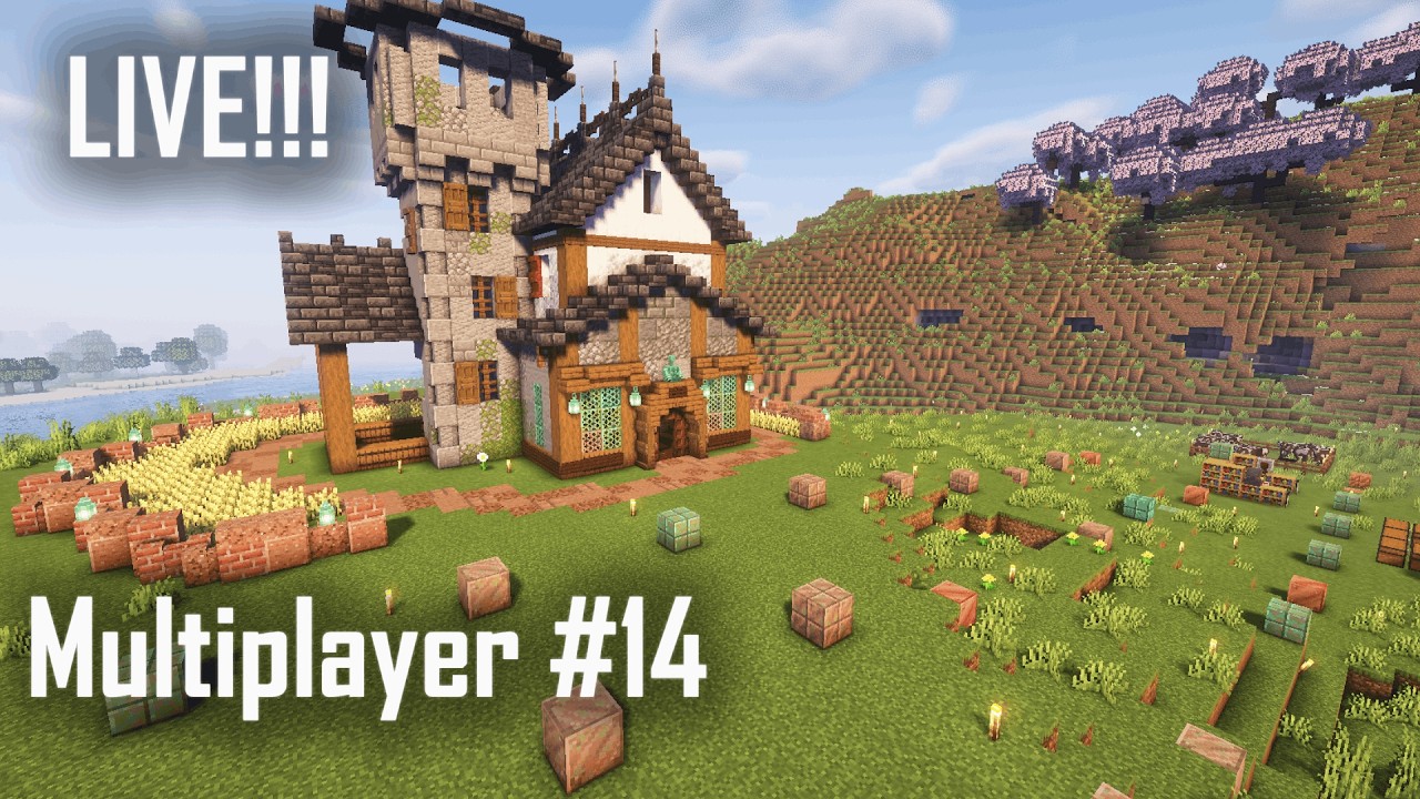 Minecraft Multiplayer LIVE! relaxing minecraft stream - no mic - 14