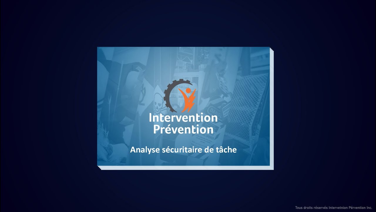 Analyse Sécuritaire de Tâche - Intervention Prévention