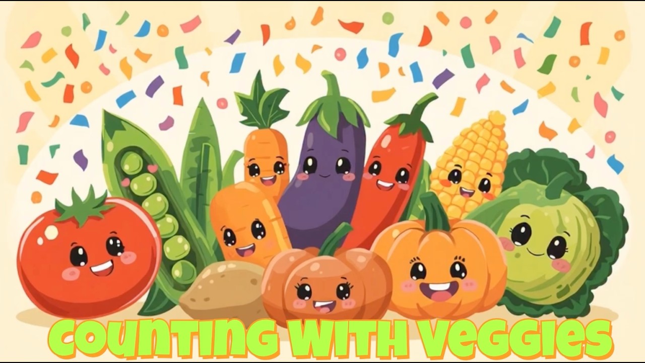 Counting with Veggies | One Red Tomato | Fun Learning | Preschool | Kids Song |WelcomeToTheKidsWorld