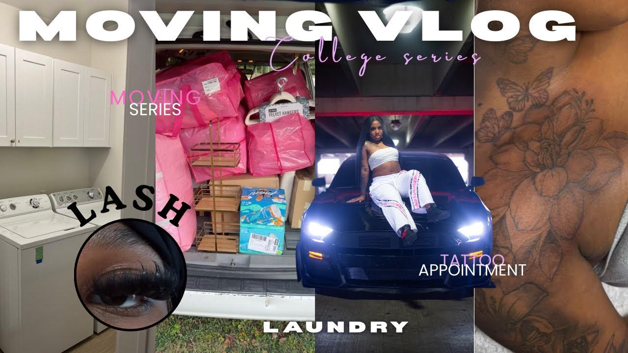 COLLEGE SERIES:001 Back to college maintenance vlog, hair, lashes, packing, etc