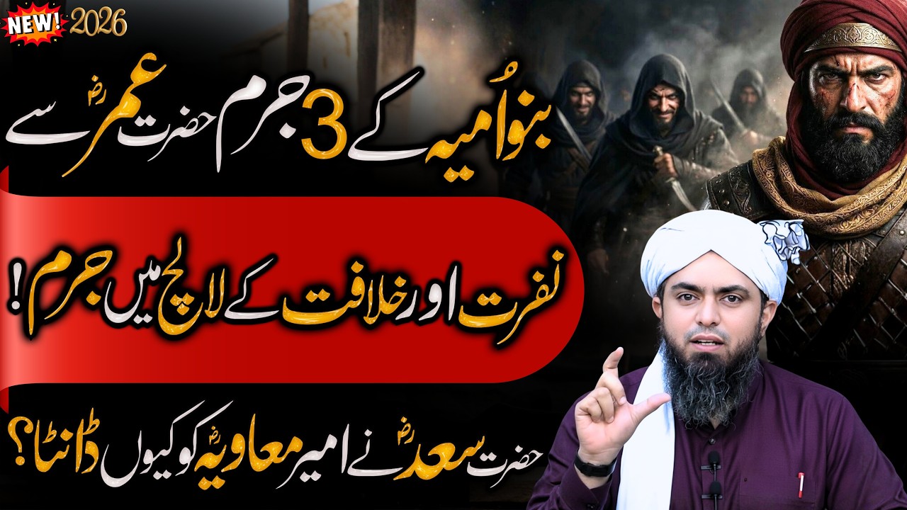 Banu Umayyad k 3 Jurame | Ameer Muawiya RA k Saad RA sa jaghra khlfeat | Engineer Muhammad Ali Mirza