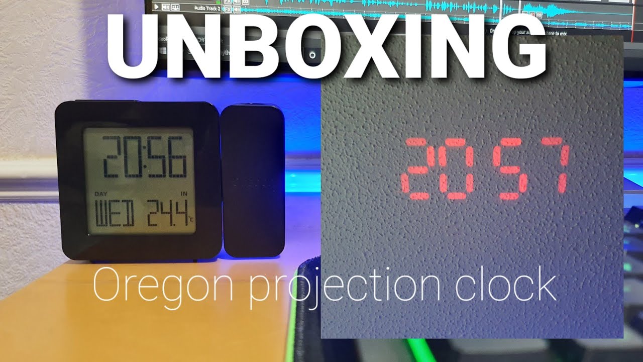 Oregon Scientific Projection Clock Unboxing