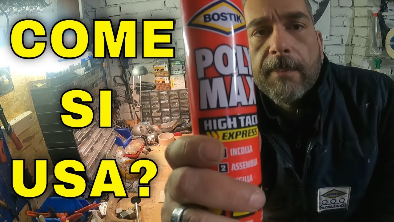 TUTORIAL incollare con BOSTIK POLYMAX HIGH TACK