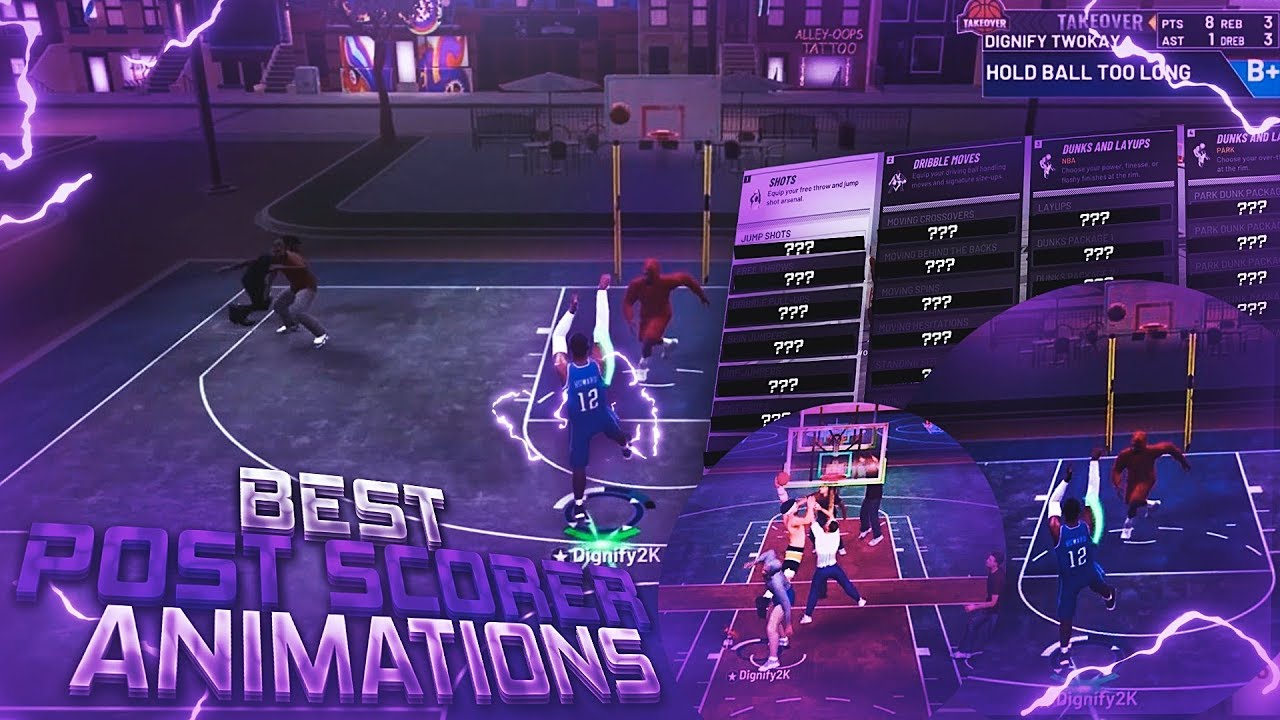 MY POST SCORER IS MAXED OUT! ALL *NEW* UNGUARDABLE ANIMATIONS FOR POST SCORERS NBA 2K19