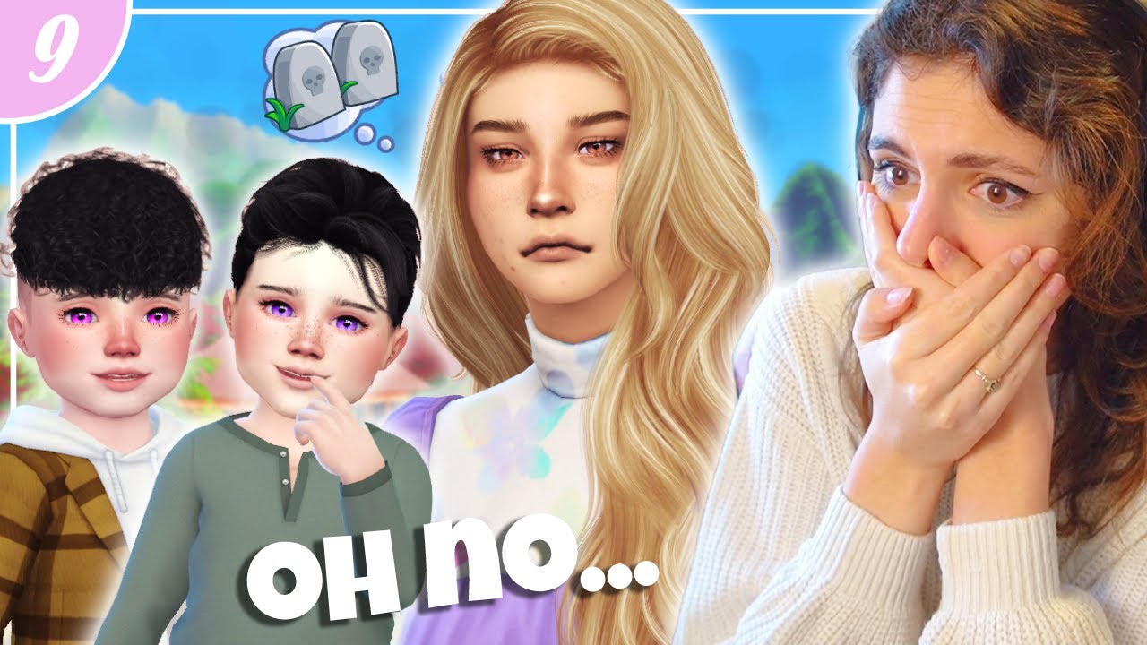 this was NOT PLANNED at all... in the 100 baby challenge?! (HELP)☠️ The Sims 4 | #9