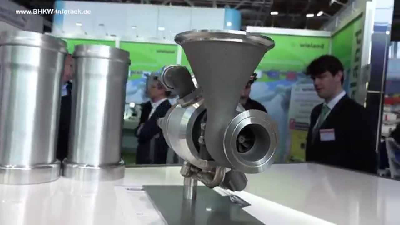 MTT mCHP micro turbine EnerTwin at Hannover Fair 2015 (english)