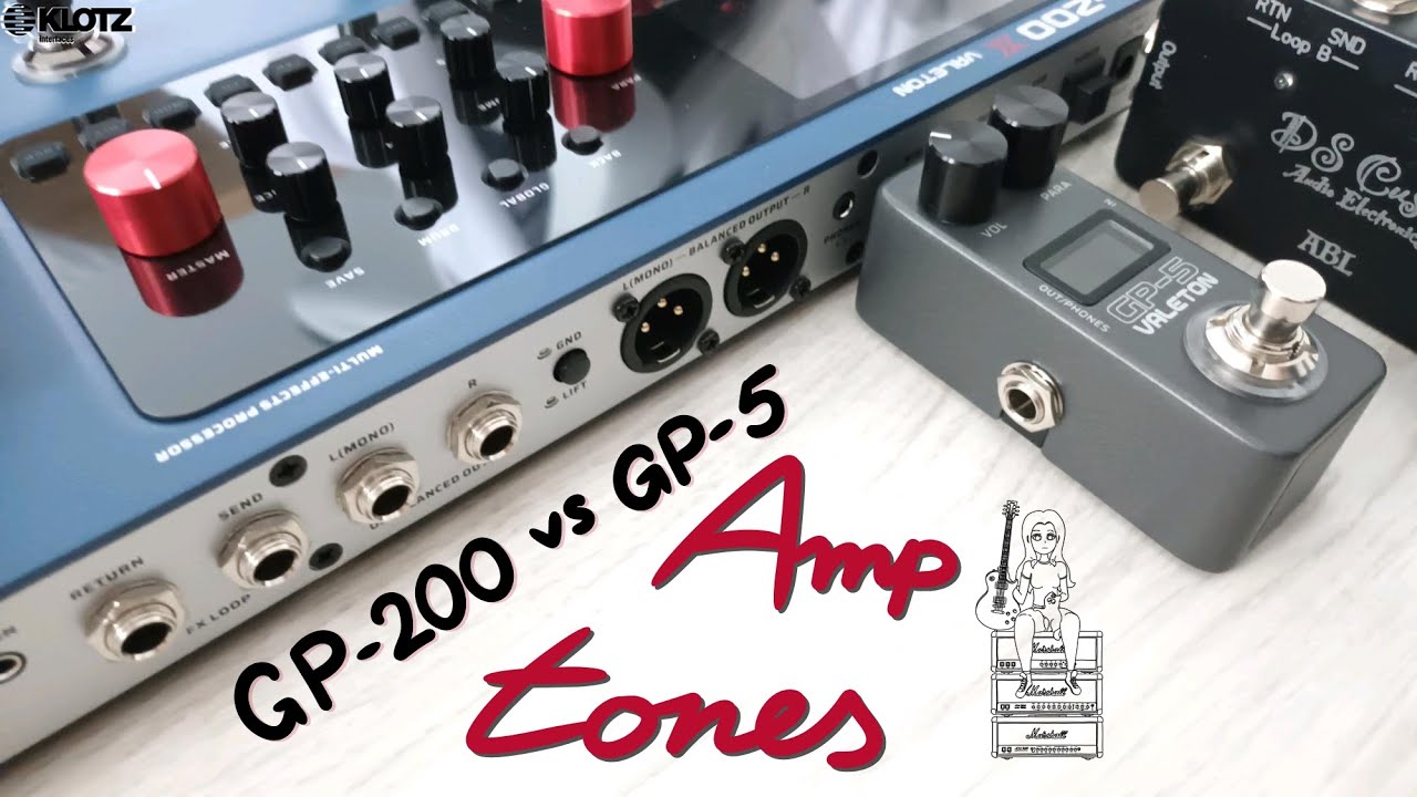 Valeton GP-5 vs GP-200 | Vox, Marshall, Soldano, Peavey, Engl comparison | Models, settings matched