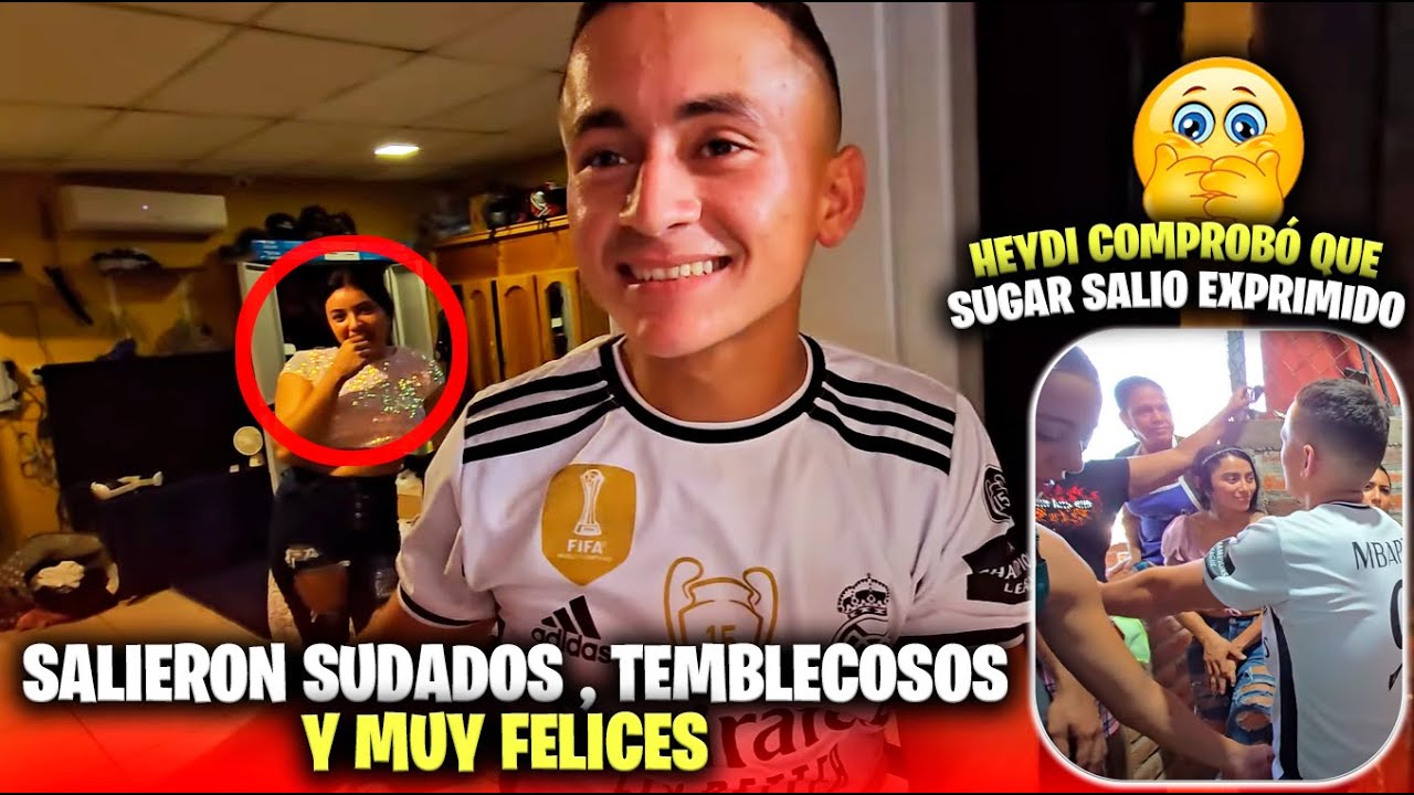 Y ASÍ SALIÓ CATALEYA Y SUGAR DEL CUARTO DEL AMOR. Han visto a Heydi de la mano con su chava