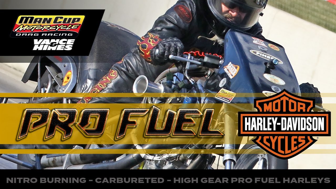 Rocky Jackson Wins Nitro Burning - Carbureted - High Gear Pro Fuel Harley Davidson Class