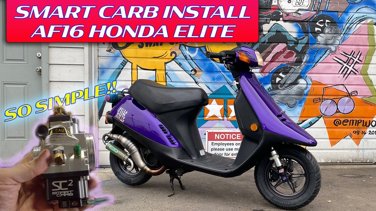 Honda Elite AF16 Smart carb installation Quick and easy