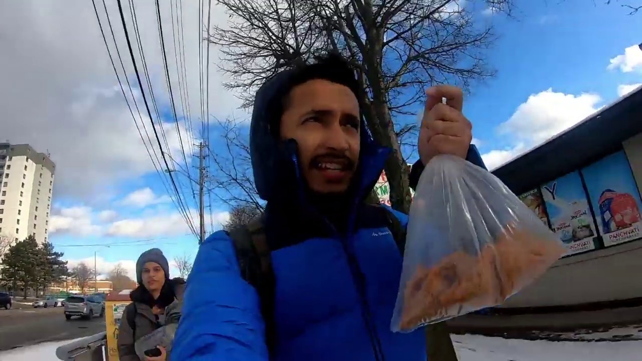 Bought 10 Samosa for 2$ in Canada