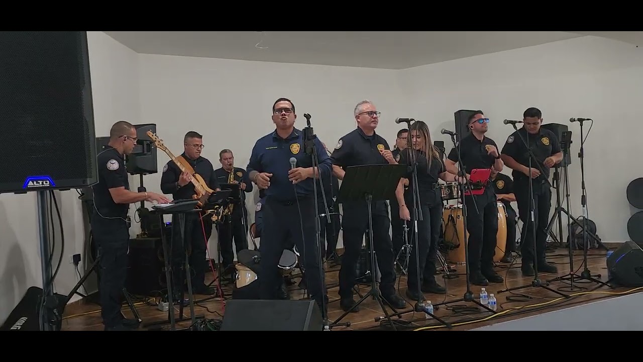Banda Cuerpo Bomberos de Puerto Rico  DIrector Anibal Colon,  Tema : Pa Bavo Yo