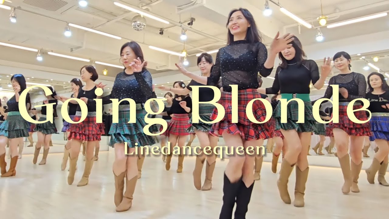 Going Blonde Line Dance l Beginner l 고잉 블론드 라인댄스 l Linedancequeen l Junghye Yoon 