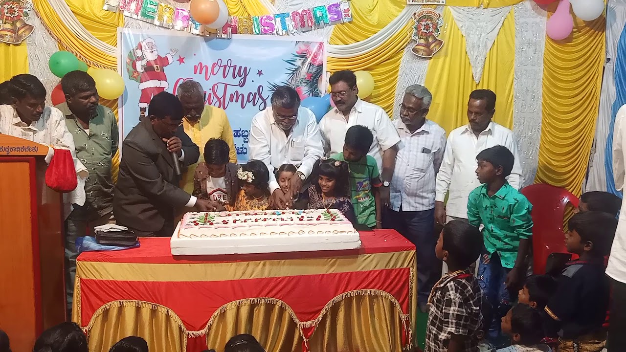 Christmas celebration in My Church Church of Christ Raichur Karnataka