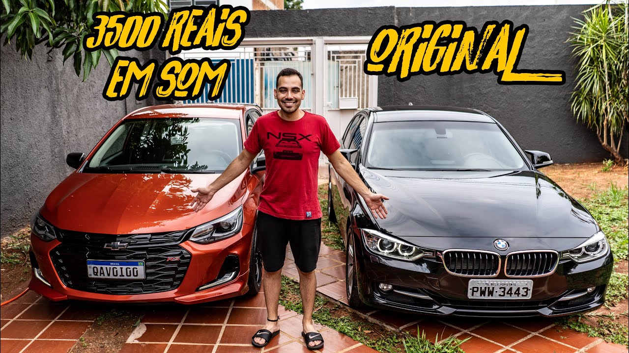 QUAL MELHOR SOM? BMW 320I VS ONIX TURBO